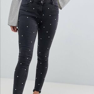 Parisian rhinestone jeans